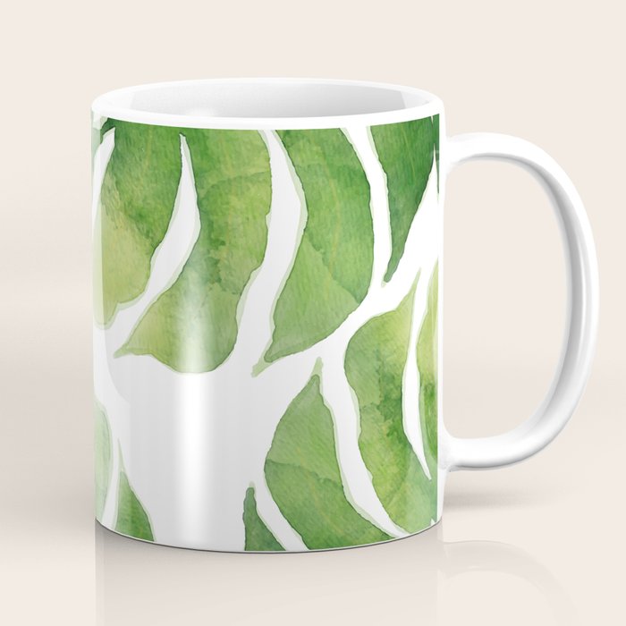 Monstera watercolor I Coffee Mug Gallery Image 1