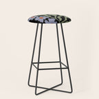 Summer night floral fun Stool Gallery Image 1