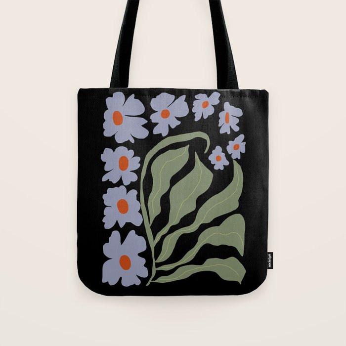 Summer night floral fun Tote Bag Gallery Image 1