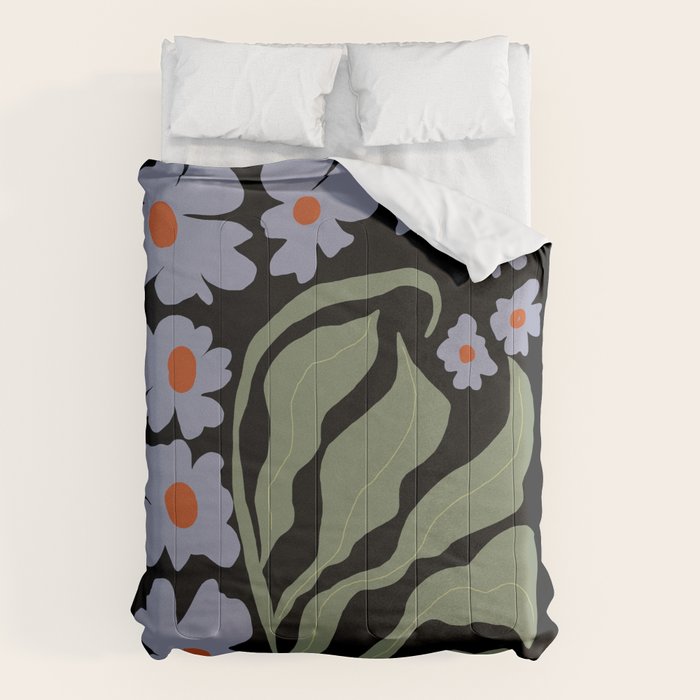 Summer night floral fun Comforter Gallery Image 6