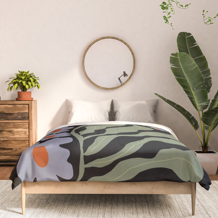 Summer night floral fun Comforter Gallery Image 3