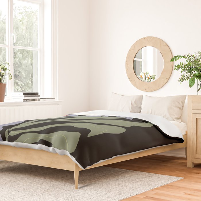 Summer night floral fun Duvet Cover Gallery Image 2
