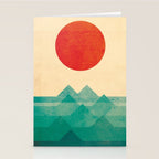 The ocean, the sea, the wave Stationery Card Gallery Image 2