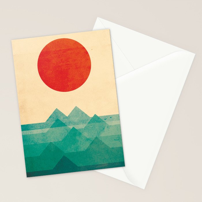 The ocean, the sea, the wave Stationery Card Gallery Image 2