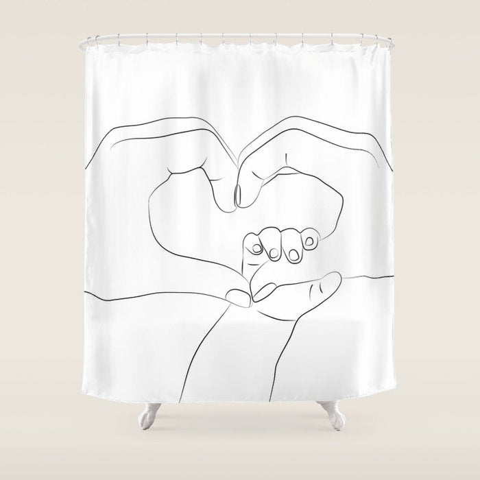 Unconditional Love Shower Curtain Gallery Image 1