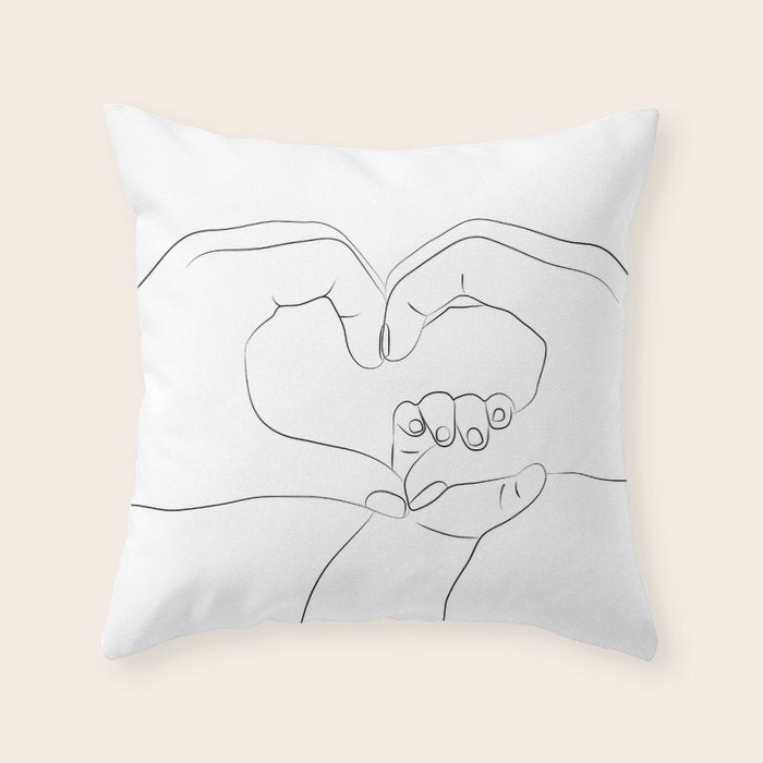 Unconditional Love Throw Pillow Gallery Image 6
