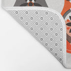 Russian Nesting Dolls - Red & Black Bath Mat Gallery Image 2
