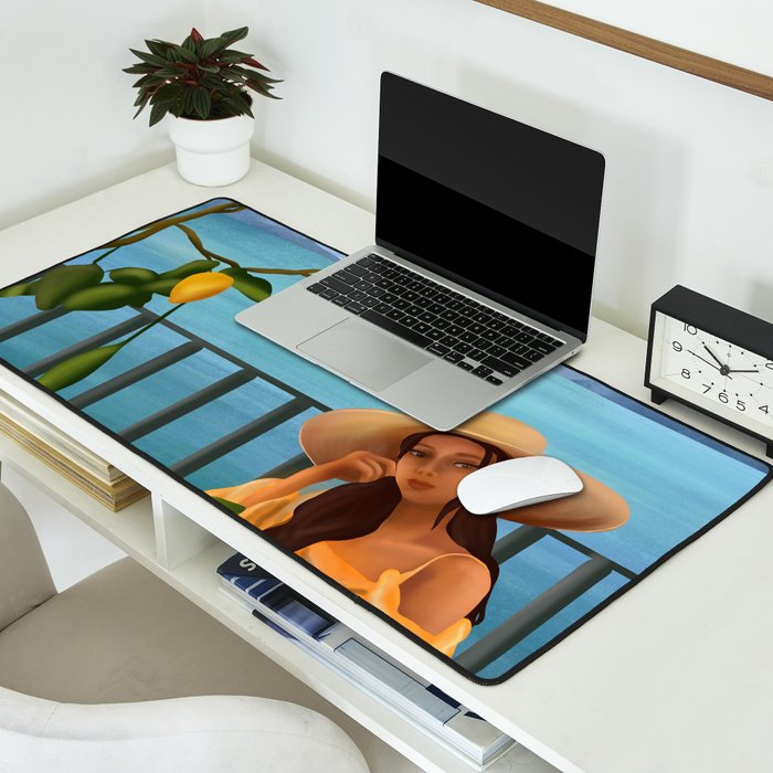 Golden Hour Serenity Desk Mat Gallery Image 2