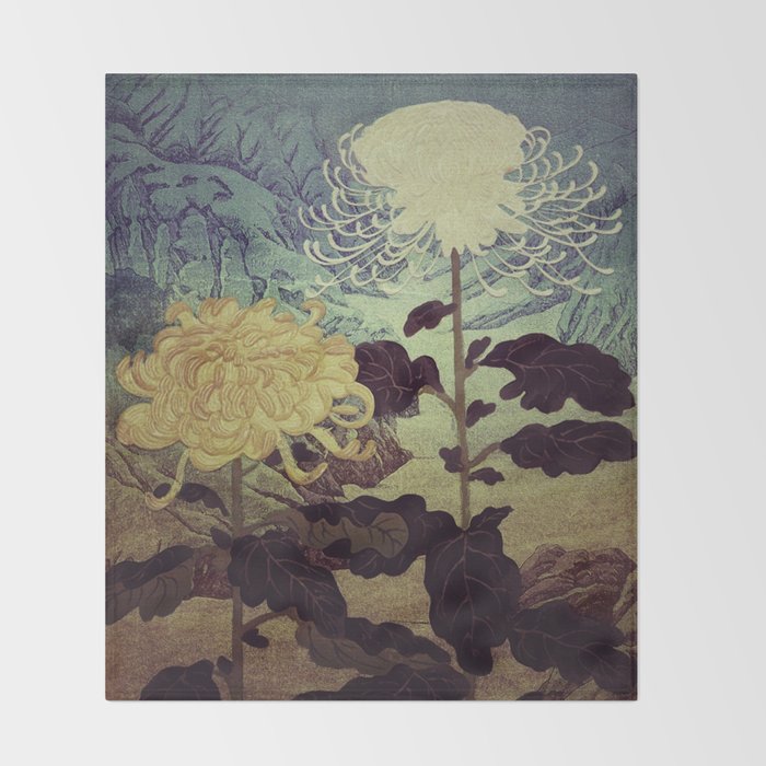 Midnight Climbing towards Kankoi Throw Blanket Gallery Image 2