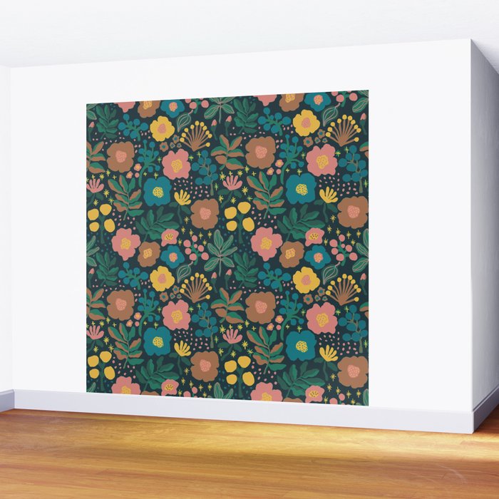 Blooming II Wall Mural Gallery Image 2