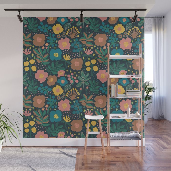 Blooming II Wall Mural Gallery Image 1