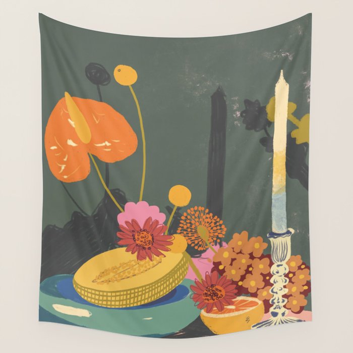 Melon Wall Tapestry Gallery Image 4