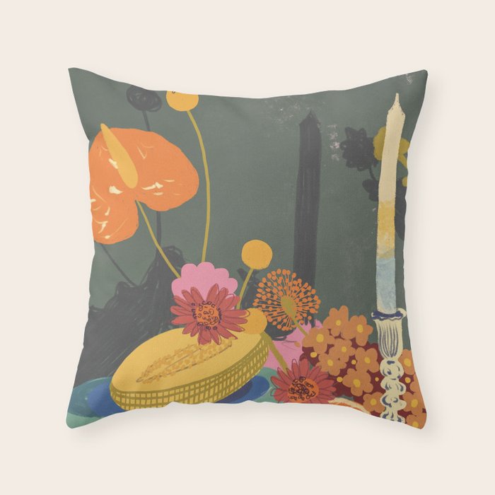 Melon Throw Pillow Gallery Image 6
