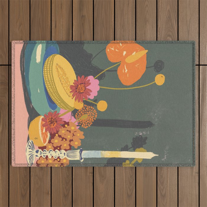 Melon Outdoor Rug Gallery Image 1