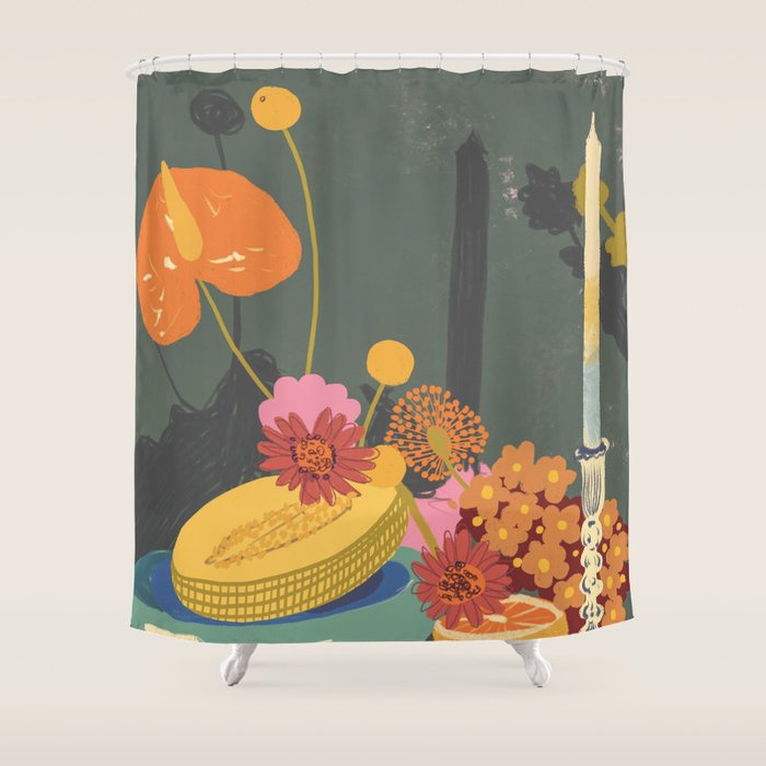 Melon Shower Curtain Gallery Image 1