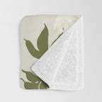 Flower market, Gdansk, Botanical Vintage art Throw Blanket Gallery Image 3
