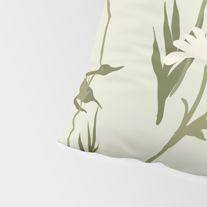 Flower market, Gdansk, Botanical Vintage art Pillow Sham Gallery Image 4