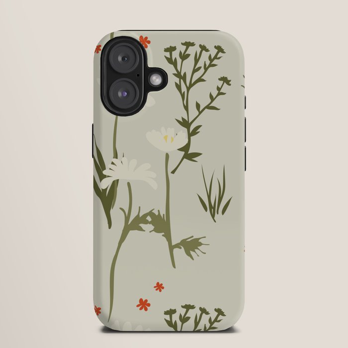 Flower market, Gdansk, Botanical Vintage art iPhone Case Gallery Image 9