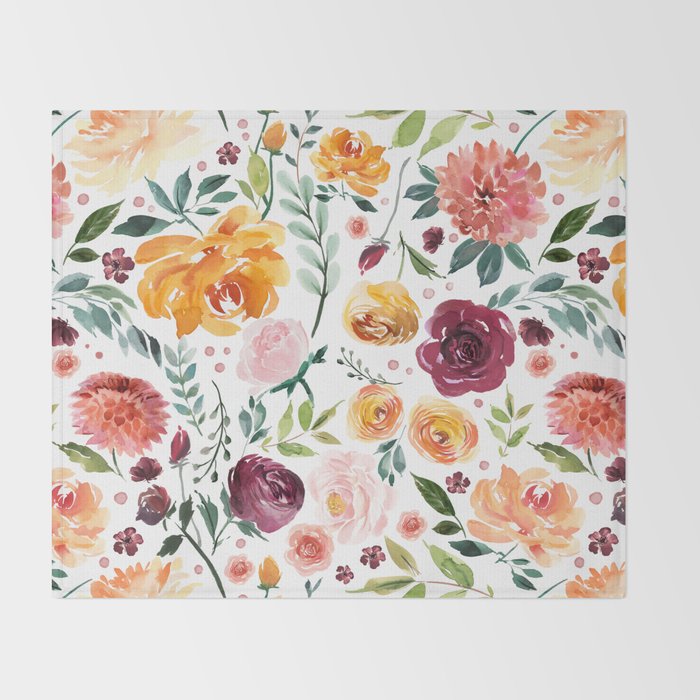 Spring Garden Throw Blanket Gallery Image 2