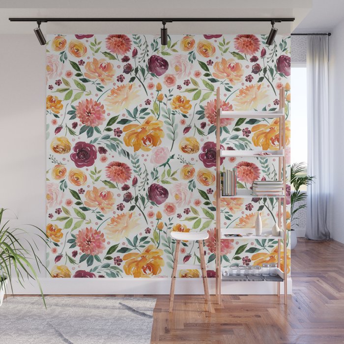 Spring Garden Wall Mural Gallery Image 1