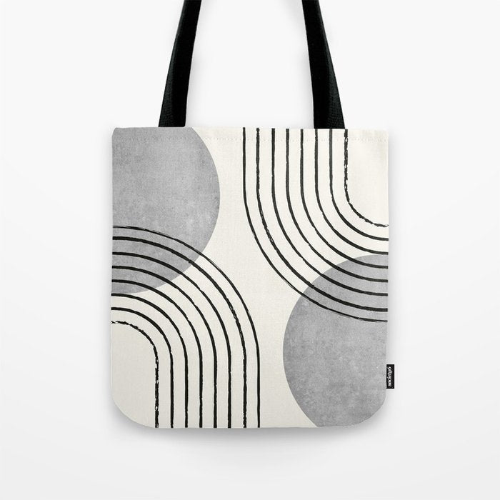 Sun Arch Double - Grey Tote Bag Gallery Image 1