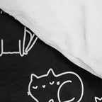 Black cats on black Comforter Gallery Image 4