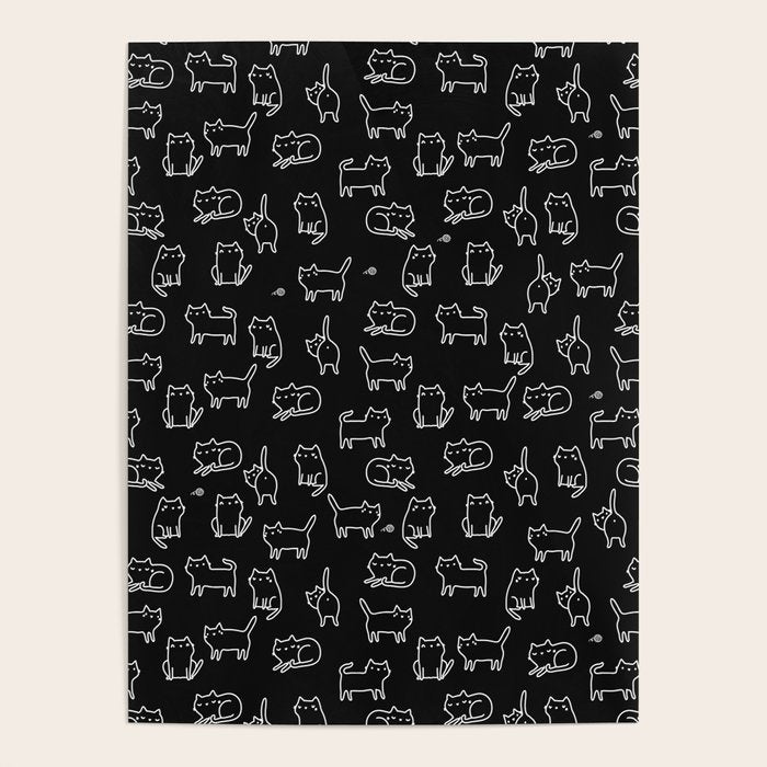 Black cats on black Poster Gallery Image 4