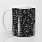 Black cats on black Coffee Mug Gallery Image 3