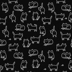 Black cats on black Coffee Mug Gallery Image 2