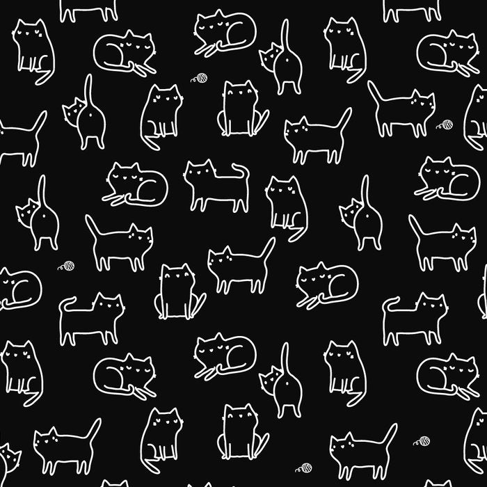Black cats on black Coffee Mug Gallery Image 2