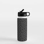 Black cats on black Water Bottle Gallery Image 1
