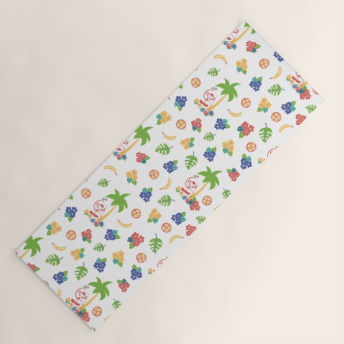Tropical Monkey Island Yoga Mat Gallery Image 1