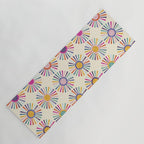 sun sun shine abstract retro mid century modern Yoga Mat Gallery Image 1