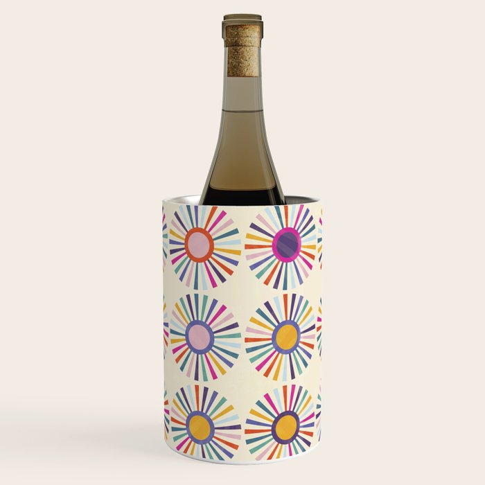 sun sun shine abstract retro mid century modern Wine Chiller Gallery Image 1