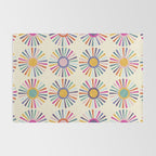 sun sun shine abstract retro mid century modern Rug Gallery Image 2
