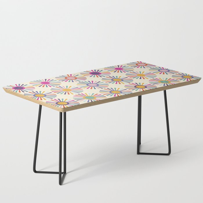 sun sun shine abstract retro mid century modern Coffee Table Gallery Image 1