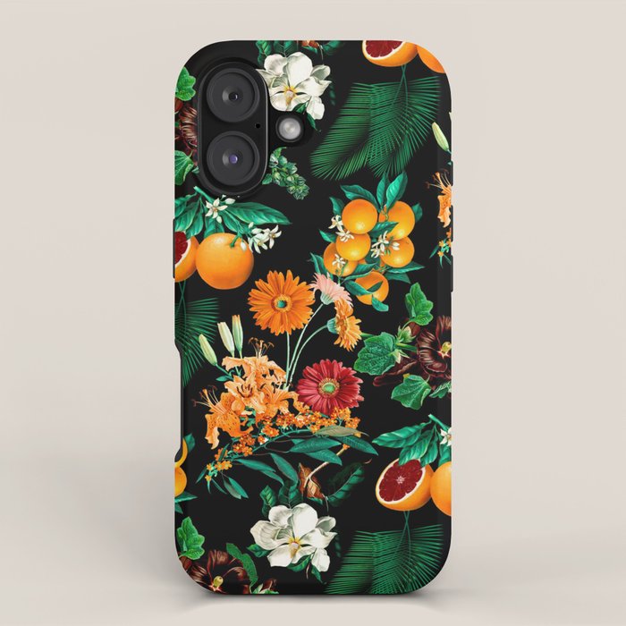 Fruit and Floral Pattern iPhone Case Gallery Image 1