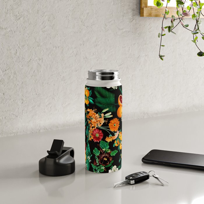 Fruit and Floral Pattern Water Bottle Gallery Image 4