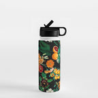Fruit and Floral Pattern Water Bottle Gallery Image 1