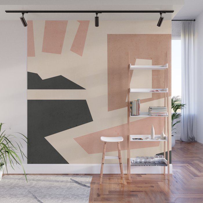 Minimal Abstract Art 53 Wall Mural Gallery Image 1