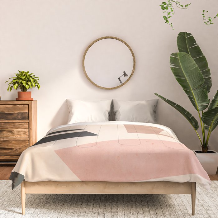 Minimal Abstract Art 53 Comforter Gallery Image 3