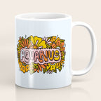 Aquarius Flowers Coffee Mug Gallery Image 1