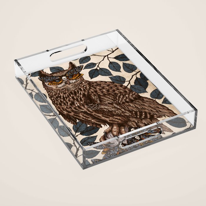 Deaths Head Acrylic Tray Gallery Image 1