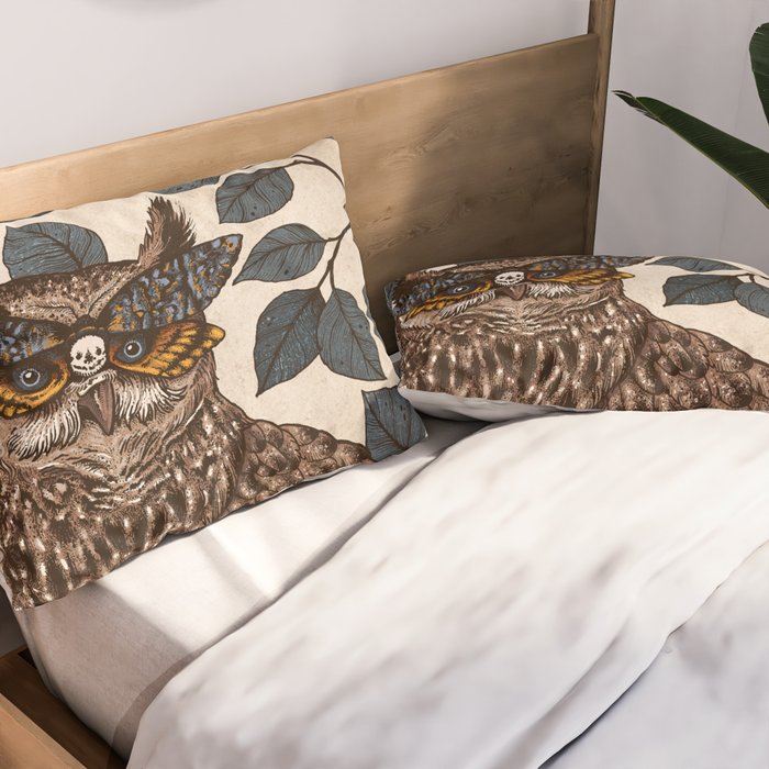 Deaths Head Pillow Sham Gallery Image 2