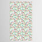 Whimsical Cheerful Bows Plants II Tablecloth Gallery Image 2