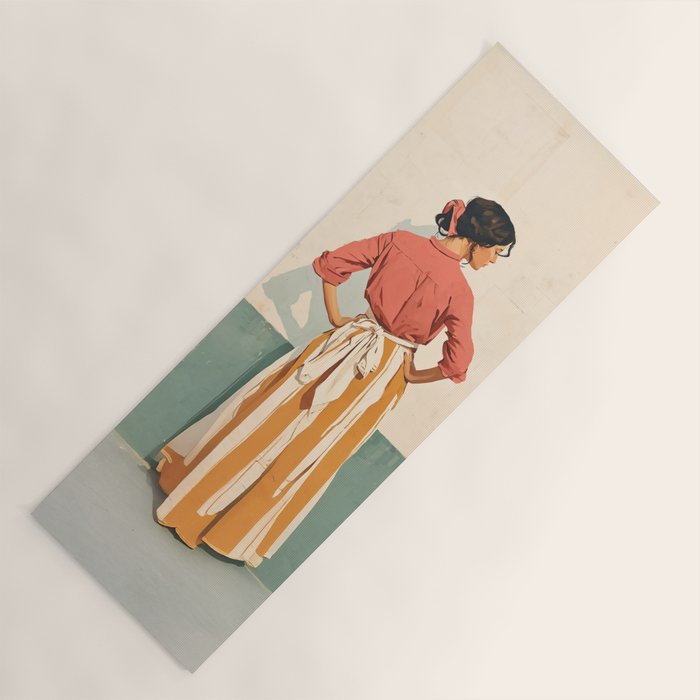 Elegance Wrapped in Seasons Yoga Mat Gallery Image 1