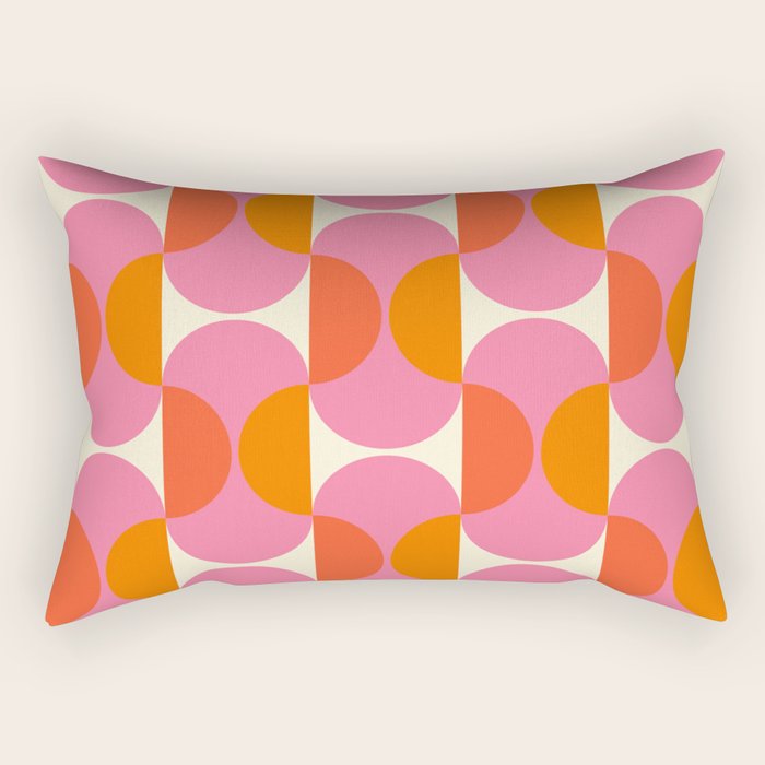 Retro Capsule Sixties Wall Mural Rectangular Pillow Gallery Image 2