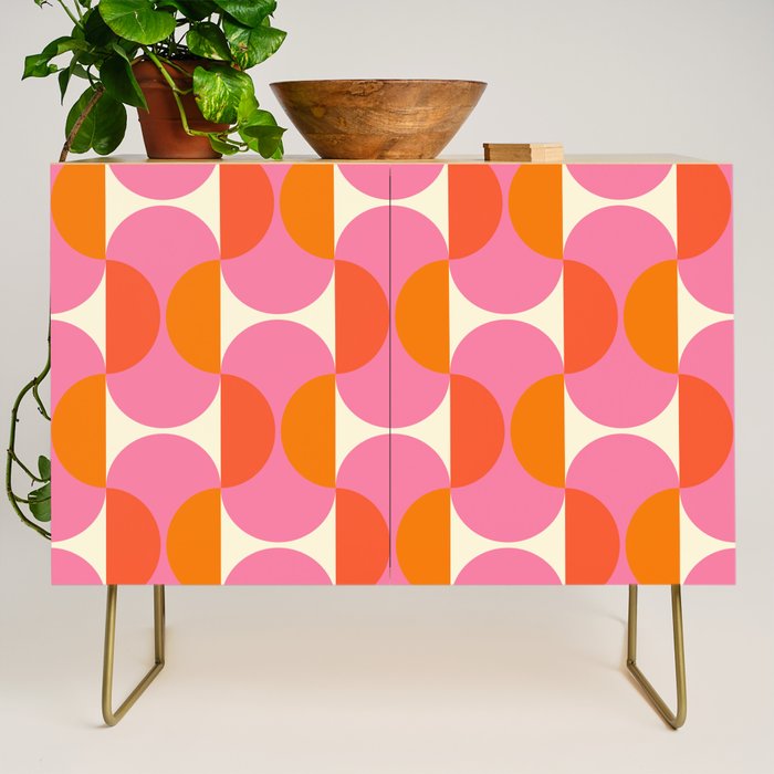 Retro Capsule Sixties Wall Mural Credenza Gallery Image 1