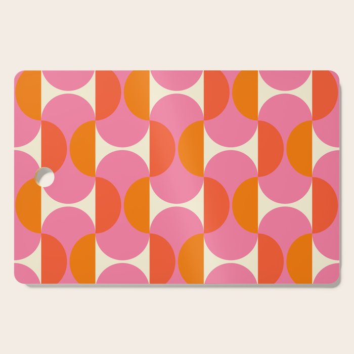 Retro Capsule Sixties Wall Mural Cutting Board Gallery Image 1
