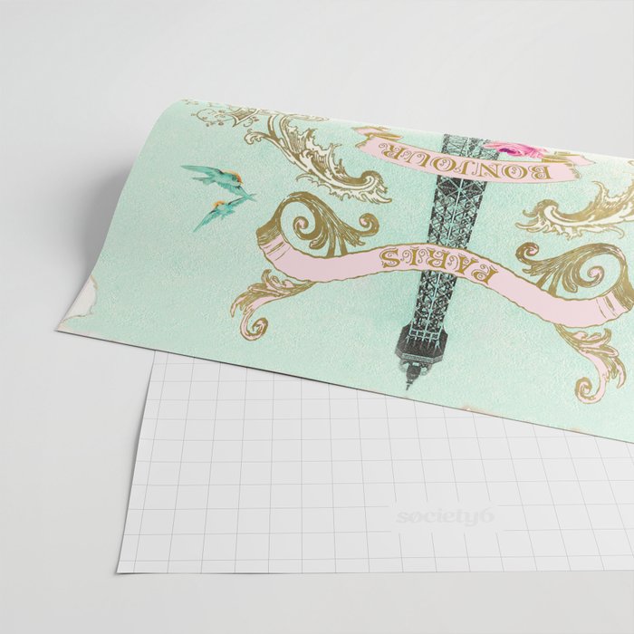 Bonjour Paris Wrapping Paper Gallery Image 2